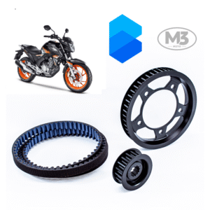 Kit Transmissão Correia Dentada - Honda CB250 F Twister Nova - Ano 2016 em diante