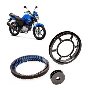 Kit Transmissão Correia Dentada - Yamaha Factor 125i e Factor 150 e Fazer 150