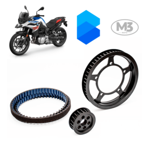 Kit Transmissão Correia Dentada M3moto - BMW F750 GS / F750 GS Adventure