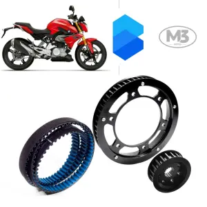 Kit Transmissão Correia Dentada M3moto - Bmw G310 R - ***INDISPONIVEL***