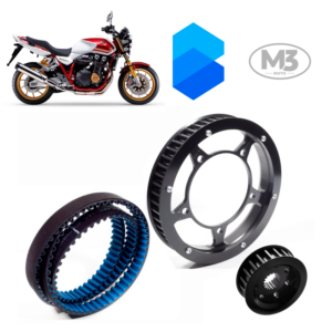 Kit Transmissão Correia Dentada M3moto - Honda CB1300 SuperFour
