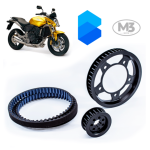 Kit Transmissão Correia Dentada M3moto - Honda CB600 Hornet (I.E.)