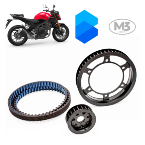 Kit Transmissão Correia Dentada - Honda CB500 F CB500F - Anos 2023 à atual