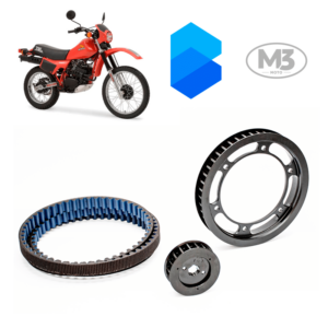 Kit Transmissão Correia Dentada - Honda XLX350 R - Imagem 8