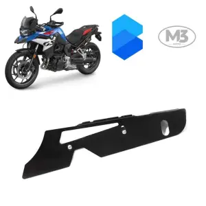 Conj. Protetor Inferior Transmissão M3moto - Bmw F800 GS Adventure