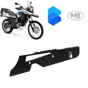 Conj. Protetor Inferior Transmissão M3moto - BMW G650 GS