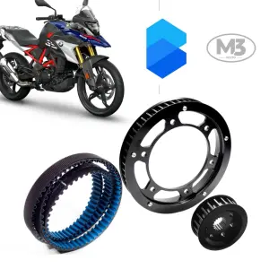 Kit Transmissão Correia Dentada M3moto - Bmw G310 GS teste