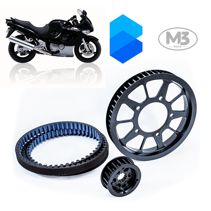 Kit Transmissão Correia Dentada – Suzuki GSX750 F – BELZAG Kit Transmissão Correia Dentada – Suzuki GSX750 F – BELZAG