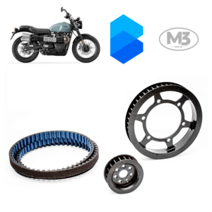 Kit Transmissão Correia Dentada - Triumph Street Scramber 900cc - 2016 em diante