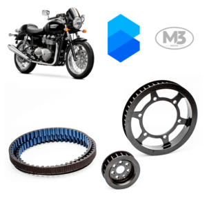 Kit Transmissão Correia Dentada - Triumph Thruxton 900cc - 2016 em diante