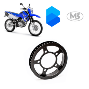 Polia (Coroa) Traseira - Yamaha XTZ250 / Lander / Tenere - Imagem 3